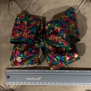 Rainbow Sequin JoJo Siwa Bow
